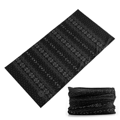 2024 New Green Bandanas Future Geometry Design Sports Headbands For Woman Man Balaclava Funny Face Mask Cycling Neck Scarf