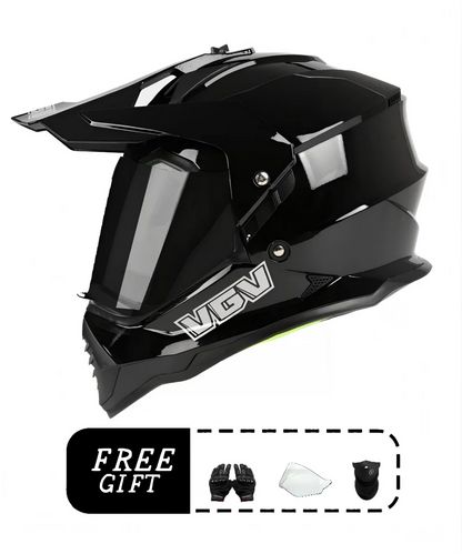 VGV motorcycle rally helmet buy one get three free, with a wide field of view design, suitable for off-road/downhill enthusiasts