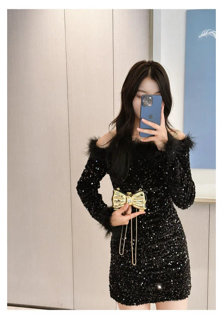 Purses and Handbag Luxury Designer Shoulder Bags Funny Shape Party Wedding Round Acrylic Shiny Clutch Purse Golden Evening Bag