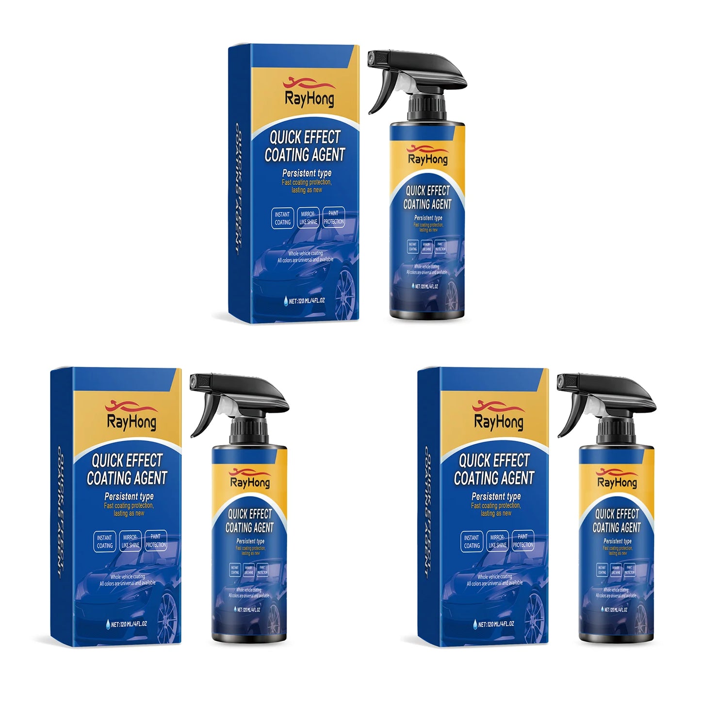 1-5PCS Car Nano Coating Spray Auto Quick-Dry Coating Hydrophobic Protection Polishing Maintenance Renewal  Agent Accessories