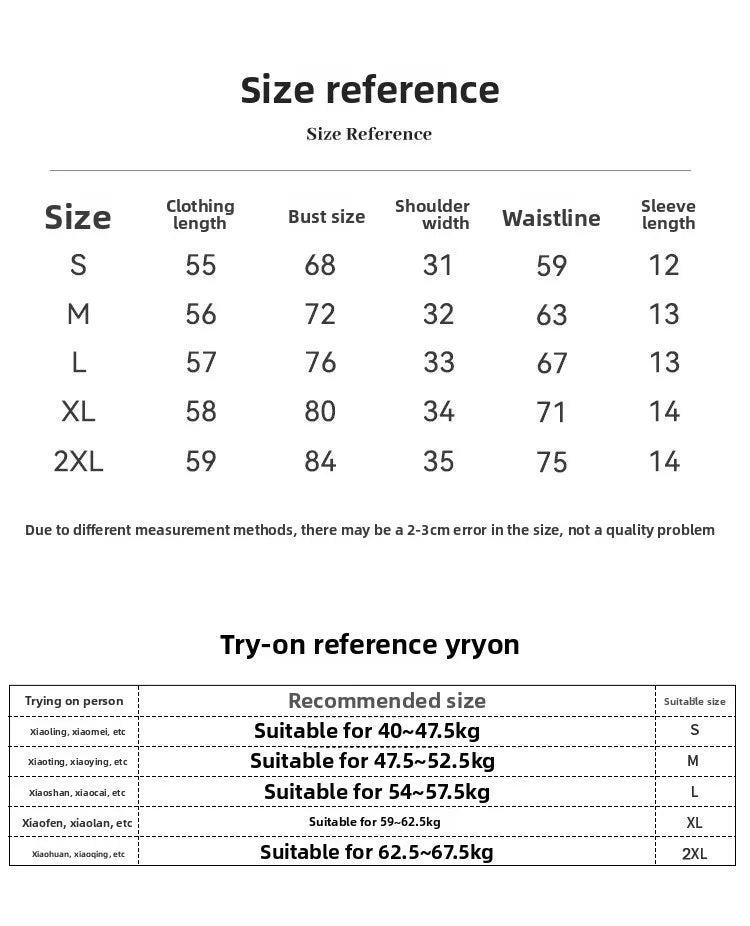 Cotton short sleeved women's T-shirt for summer, slim fit and slimming, versatile waist design, front shoulder, U-neck