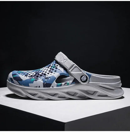 Flat Sandals Men Shoes EVA Slippers Garden Platform Sandals Man Summer Sandals New Male Sneakers Outdoor Flip Flops Home Clogs