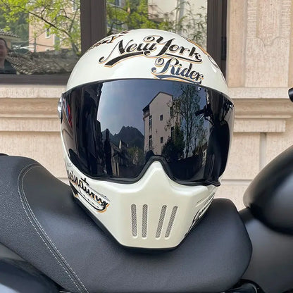 Motorcycle Helmet Full Face Helmet ECE DOT Approved Moto Cascos Motorcyclist Capacete Four Seasons Riding Racing Cycling Helmet