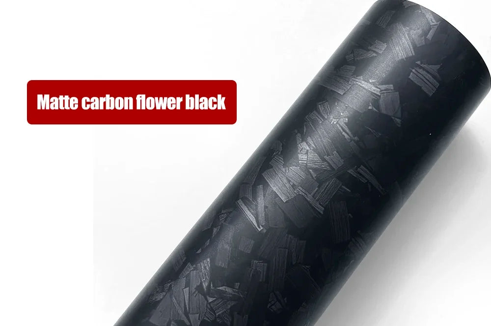 High Glossy Black Silver Red Forged Carbon Fiber Car Sticker on the Hood Adhesive Vinyl for Car Stickers Motorcycle Decal