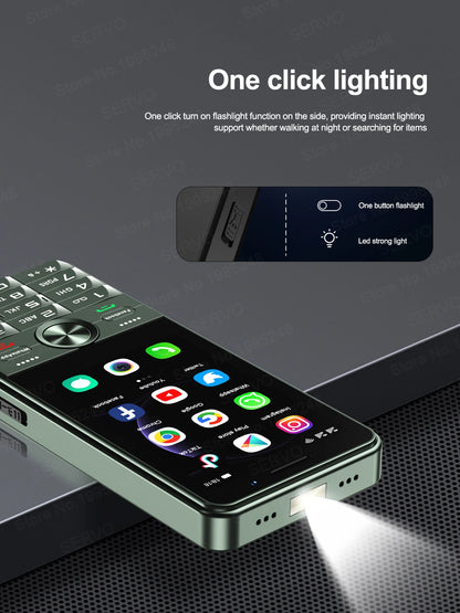 SERVO F25 PRO Android Smartphone 4G LTE 3.5" Touch Screen 2GB+16GB Play Store GPS FM Radio Button Smart Phones Dual SIM Standby