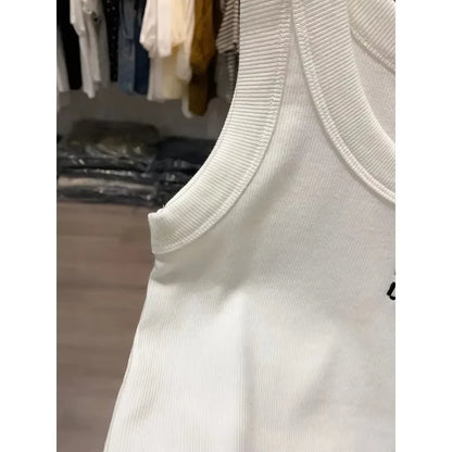 Super cool suspender vest, girls wear sexy tops inside, summer new models, sleeveless and slimming, sweet and spicy tops.