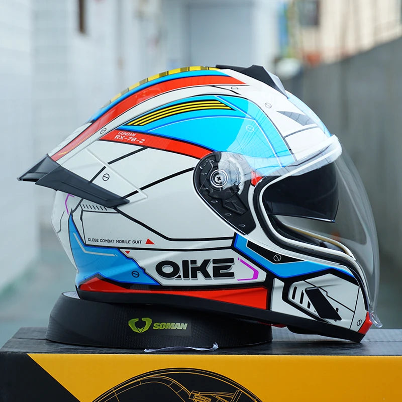 Full Face Motorcycle Helmets Latest Downhill Racing Motorbike Riding Casco Capacete De Moto DOT Approved For Men Women Kask