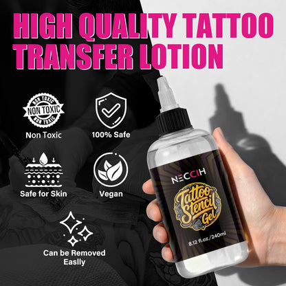 30/120/240ML Professional Tattoo Stencil Magic Gel Thermal Copier Tattoo Transfer Stuff Solution Cream Tattoo Ink Set