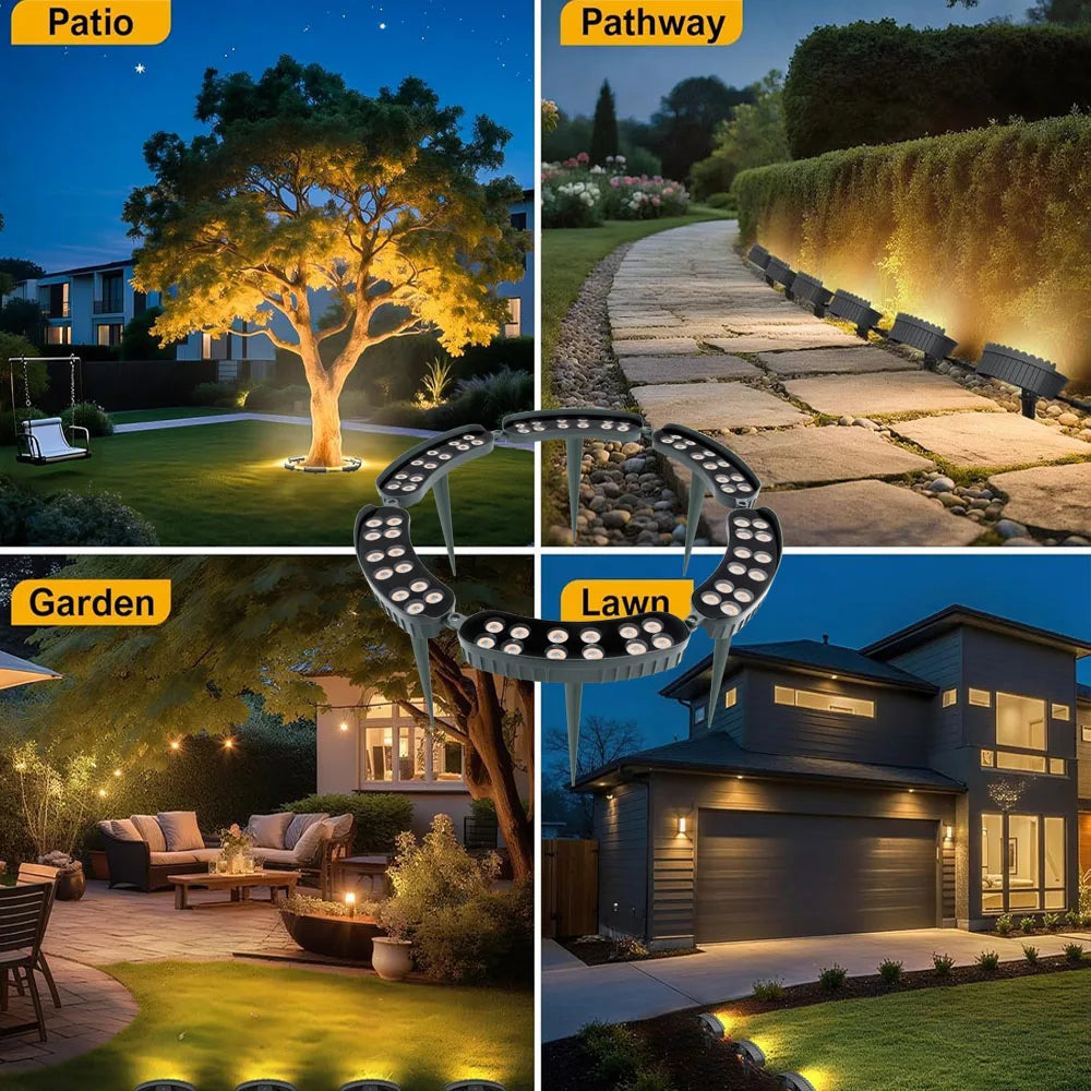 LED Outdoor Tree Spot Light LED Wall Washer Aluminum RGB IP65 Can be used outdoors under large trees and cylindrical cones