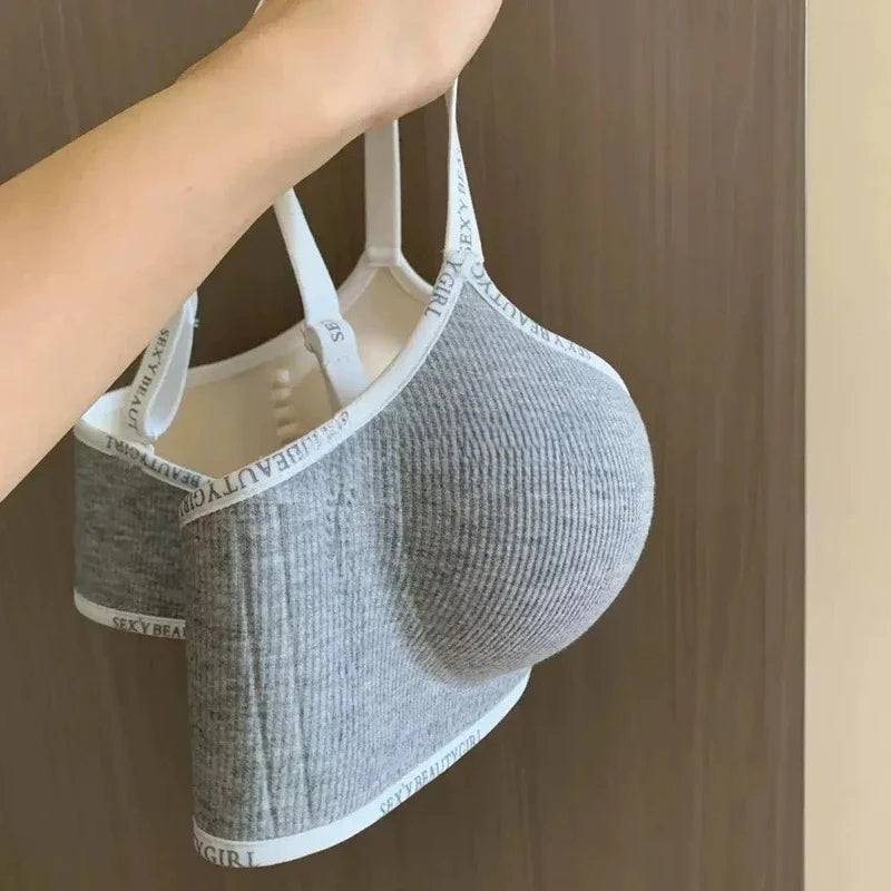 Wireless Push Up Bra A-C Cup Seamless Invisible Bralette w/ 3D Pads Anti-Sagging Comfort for Small Chest No Trace Underwear