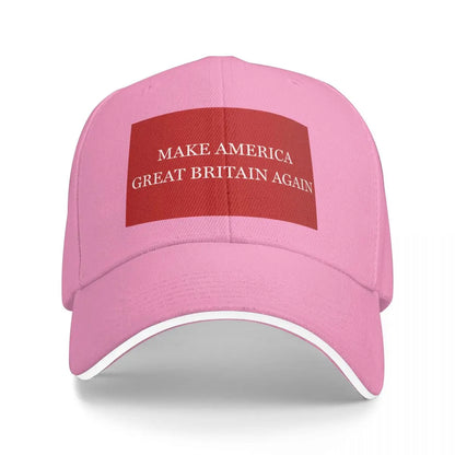 MAKE AMERICA GREAT BRITAIN AGAIN Baseball Cap Vintage Kids Hat designer cap fishing hat Women's Men's
