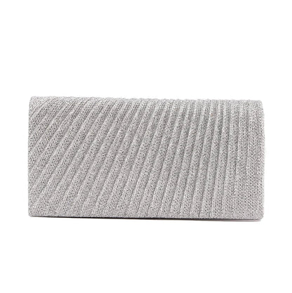 Women's Evening Shoulder Bag Bridal Clutch Party Prom Wedding Envelope Handbag Glitter Shiny Purses Sling Dating Dressy Bag