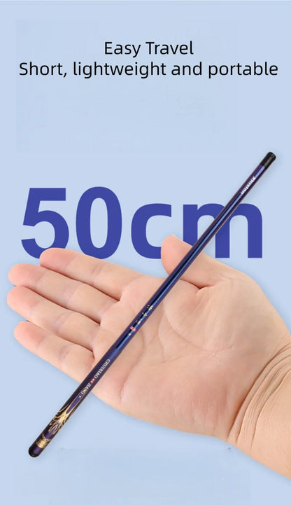 2.1-6.3-meter Lightweight Hard Tuned Carbon Fiber Fishing Rod Strength Fishing Rod Outdoor Fishing Equipment Travel Equipment