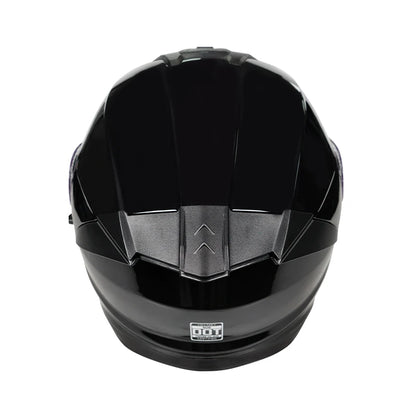 Personalized off-road motorcycle helmet with stylish dual lenses for both genders, DOT-certified and ABS material