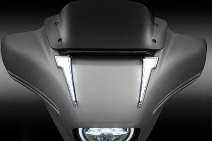 Upgrade Amber LED Front Turn Signal Lights DRL For Harley Touring CVO Street Glide Electra Glide 2023 2024 2025
