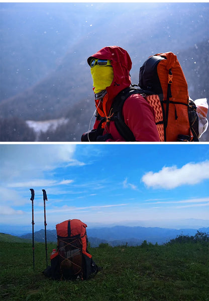 3F UL Gear Lightweight Waterproof Hiking Backpack 40+16L Outdoor Camping Travel Climbing Trekking Rucksack with Adjustable Strap
