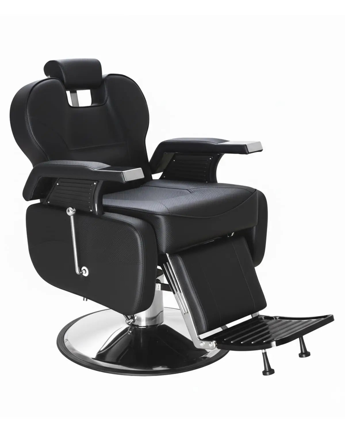 Salon Chair for Hair Stylist, 440 Lbs Heavy Duty Reclining Barber Chair with High-Density Foam Cushioning, Customized