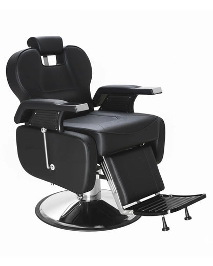 Salon Chair for Hair Stylist, 440 Lbs Heavy Duty Reclining Barber Chair with High-Density Foam Cushioning, Customized