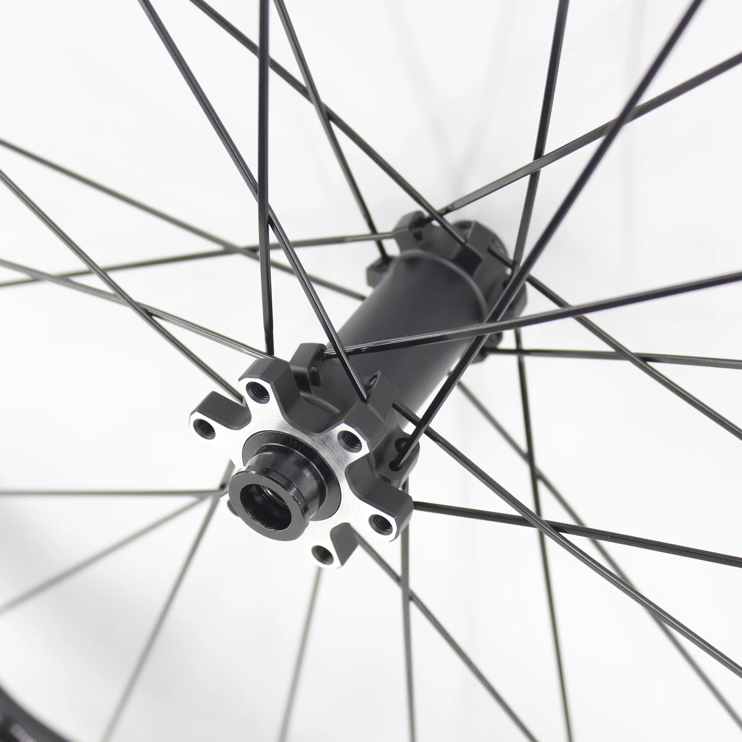 New 700C 65mm wave Road Bike UD Full Carbon Fibre Bicycle Thru Axle Center lock Disc brake Wheelset clincher tubeless rims 25mm