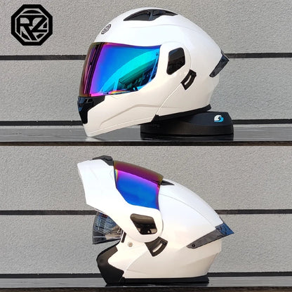 2025 High Quality Motorcycle Helmet Modular Flip Helmet Casco para Motos Dual Lens Full Helmet Casco para Motos DOT Approval