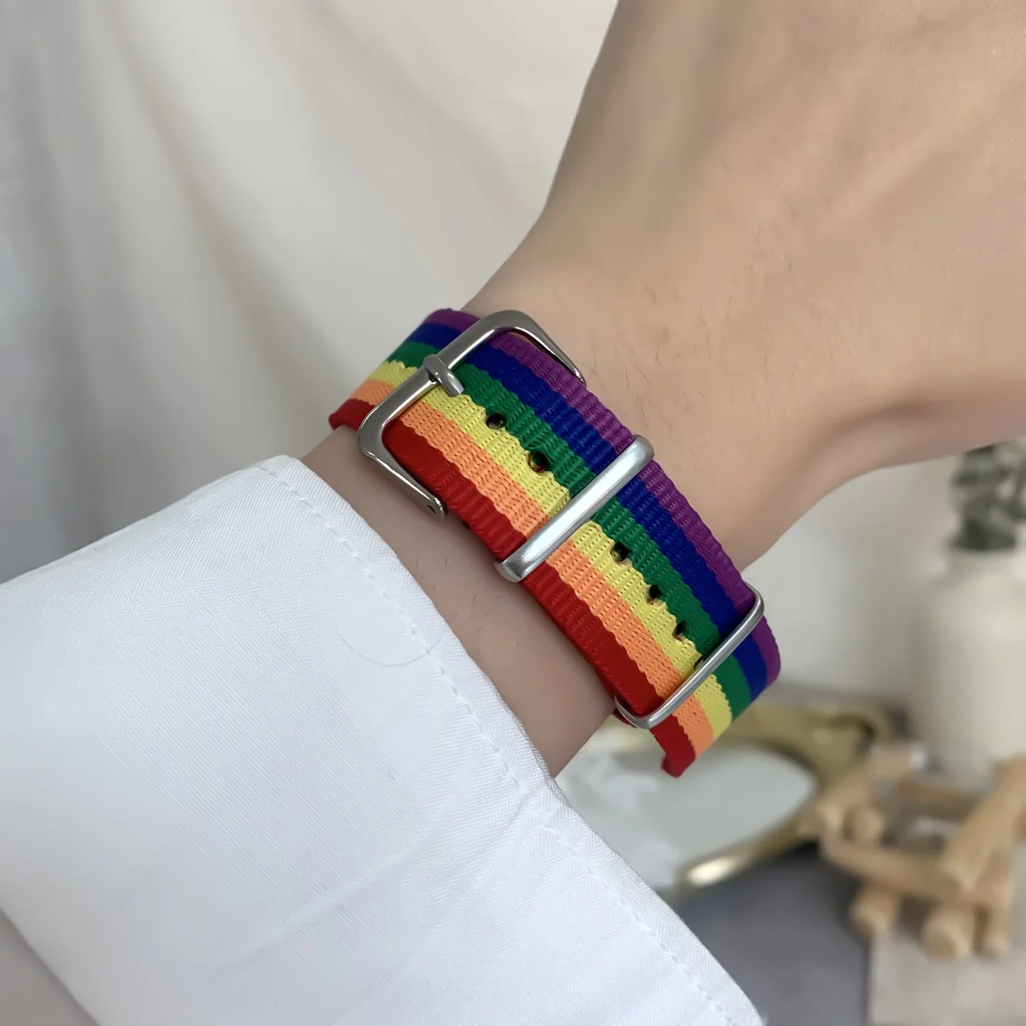 20Pcs LGBT Rainbow Bracelet Love Bracelet Lesbian Gay Pride Wristband Pride Wristband Genderqueer Bisexual Pansexual Asexual