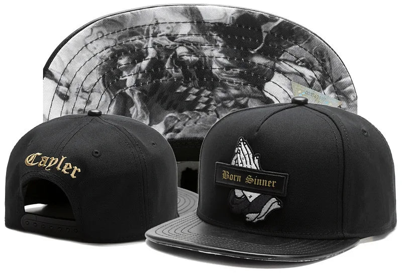 Classic Snapback Hat Cap Hip Hop Style Flat Bill Blank Adjustable Size