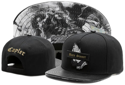 Classic Snapback Hat Cap Hip Hop Style Flat Bill Blank Adjustable Size