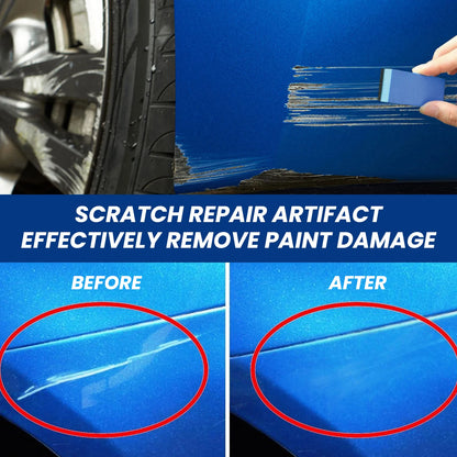 Homonth Car Wax Scratch Swirl Remover Solvent Car Polish Car Polish Solvent 100g Car Wax With Sponge For Repair Paint Scratches