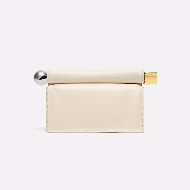 2025 New Retro Style pu Leather Shoulder Chain Crossbody Flip Cover Accordion Bags Small Square Bag Women's Handbag