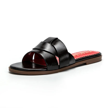 Fashionable Classic Design Women's New Slippers Outdoor Flat Bottom Beach Tourism Summer Women's Slippers