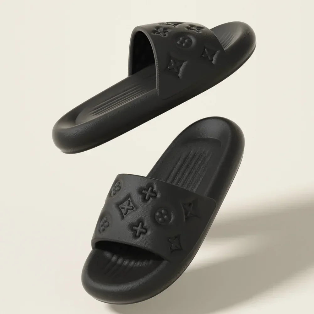 Indoor Slippers Summer Fashion Men Women Floor Flat Shoes EVA Flip Flops Female Non Slip Bathroom Home Outdoor Slippers