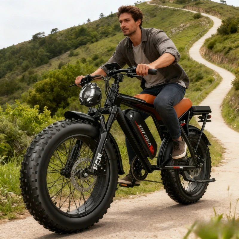 Cheap 14 20 inch Electric fat bike 1000w 2000w 30-50MPH 30-60Miles Adjustable front brake seat,For Cycling Electric Bicycle