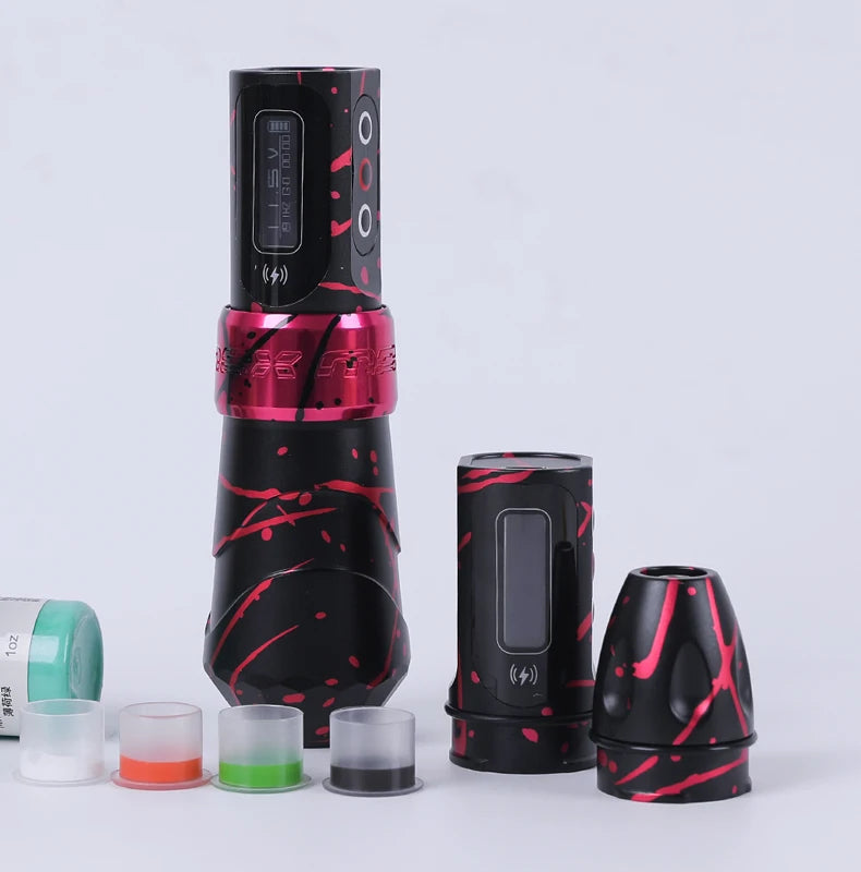 MAX Wireless Tattoo Machine Cartridge Pen 2400mAh Large Capacity Battery Coreless Motor Pen Machine For Tattoo Artists