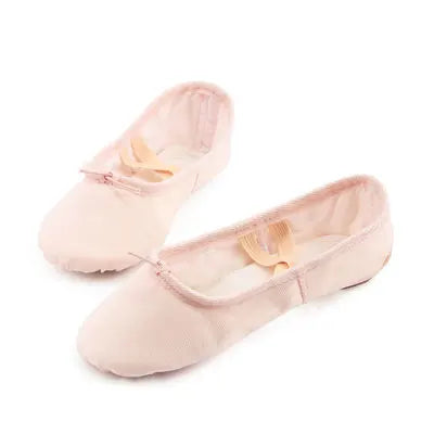 Girls Ballet Shoes for Woman Ballerina Shoes Ballet Flats Women Canvas Soft Sole Dance Slippers Children Practise Dance Shoes