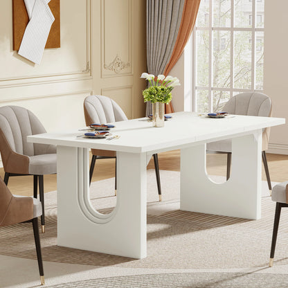 Tribesigns Executive Desk, 70.9" Large Office Computer Desk, Conference Table Meeting Room Table, Workstation Business Furniture