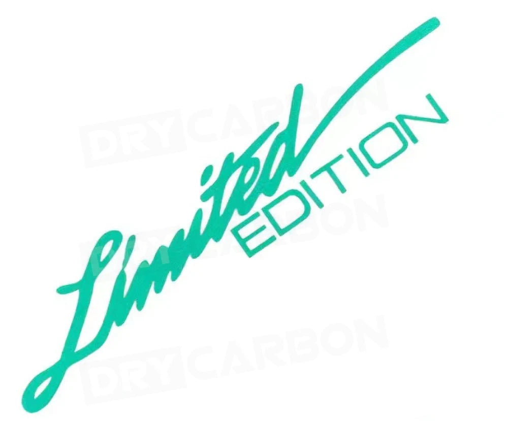 Personalized Limited Edition Stickers Reflective Car Stickers Creative Stickers Decal Window Decor Auto Bumper Sticker