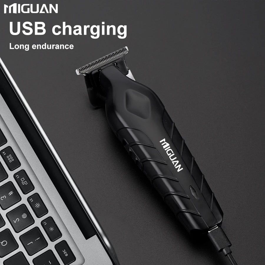 Electric hair clipper, professional hair cutting tool, with 4 limit combs, USB charging, men's hair cutting tool