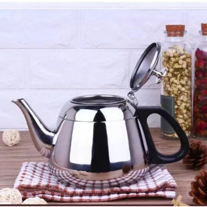 Stainless Steel Tea Stove 1.2L/1.5L/2L Kettle Tea Stove for Hot Pot Gas Sensing Home Camping Office Self-service Restaurant