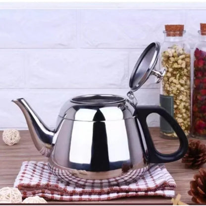 Stainless Steel Tea Stove 1.2L/1.5L/2L Kettle Tea Stove for Hot Pot Gas Sensing Home Camping Office Self-service Restaurant