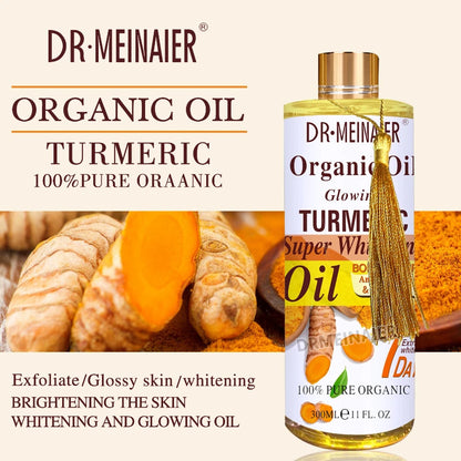 Super Moisturizing Body Care Oil Correcting Meridian Spa Relaxation Oil Arbutin Hydrates Skin With Turmeric Retinol Massage Oil