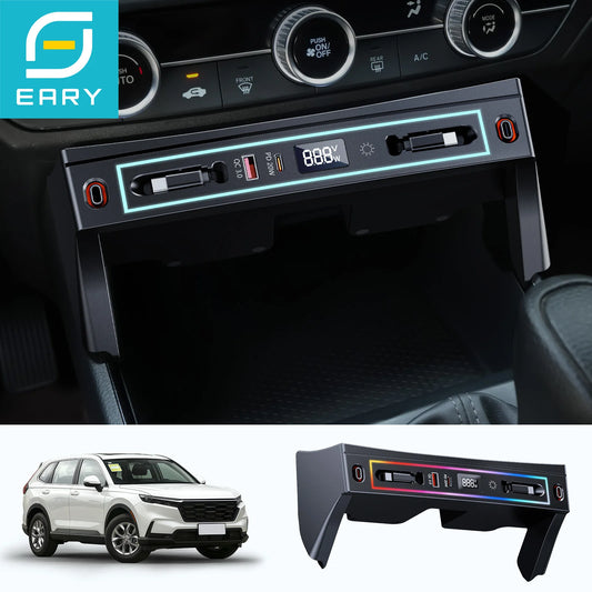 Eary Car USB Hub Docking Station for Honda CRV 2026 2025 2024 2023 Type-C Fast Charger Auto Interior Centre Console Accessories