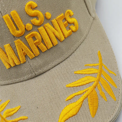 U.S.Marines Baseball Cap Men USA Army Cap Military Cool Black Cap Hat for Outdoor Adjustable Navy Seal Baseball Cap