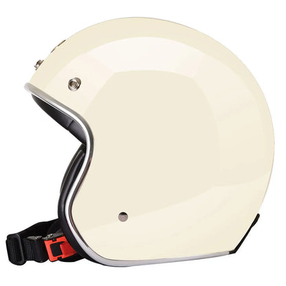 ECE DOT Approved Retro Motorcycle Helmet Open Face Moped 3/4 Vintage Low Profile Japanese Style Half Helmet Men Women Casco Moto