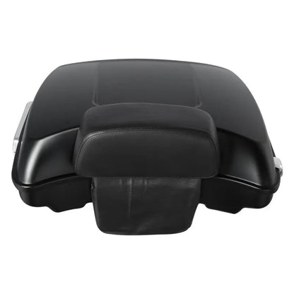 Motorcycle Razor Trunk Backrest For Harley Touring Road Glide 2014-2025 Gunship Gray Rear Bag