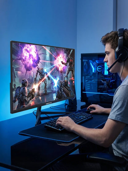 HGFRTEE 27 inch UHD 3840*2160 Gaming Monitor 4K Monitor for PC Fast IPS Screen For Gaming Monitor LED PC Desktop With HDMI/DP