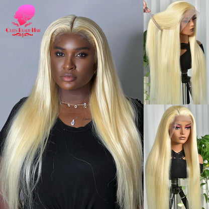 38 Inches 220 Density 360 Lace Frontal Wigs Straight Lace Frontal Wig 13x4 13x6 Blonde 613 Lace Front Human Hair Wigs For Women