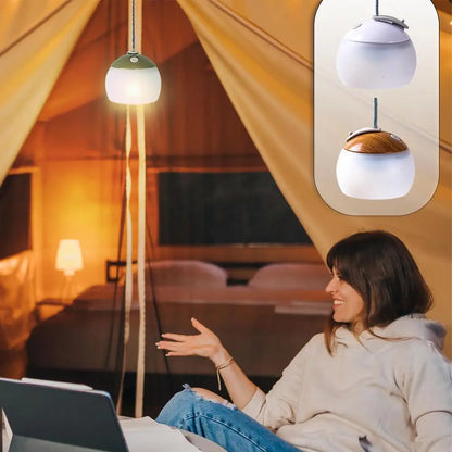 Camping Light With Hook 4 Mode Adjustable LED Tent Light Portable Outdoor Lantern Rechargeable LED Tent Lantern For Fishing Camp