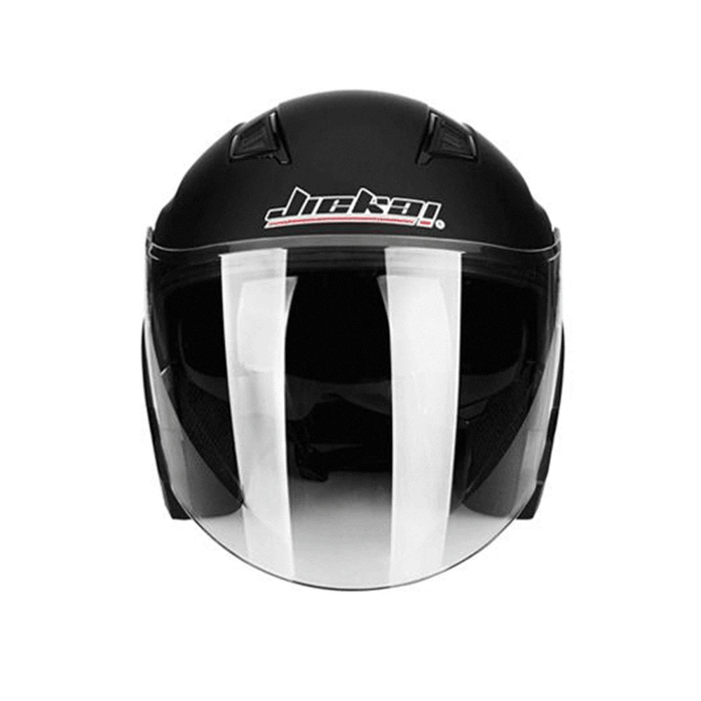 JIEKAI Motorcycle Half Helmet Men Dual Lens Scooter Moto Casco Village Riding Capacete De Moto Motocross Helmets