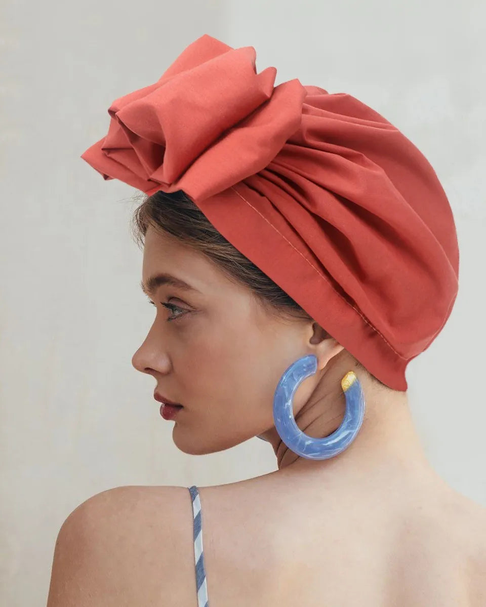 Women Vintage Turban Hat Fashion Female Bandana Headband Women's Hair Cover Cap Ladies Head Wraps Muslim Headscarf Bonnet