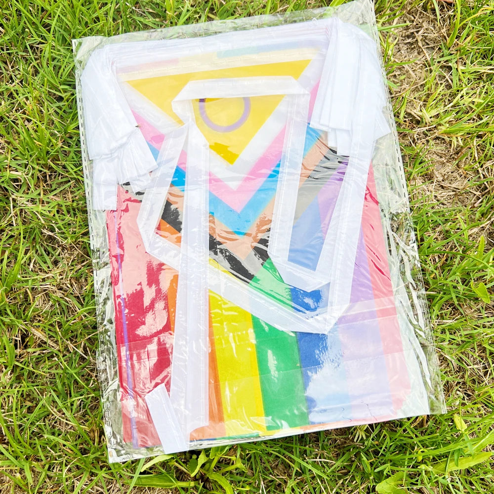 rainbow Flags 14x21cm20pcs /set gay pride rainbow Peace Flag Pride Flag